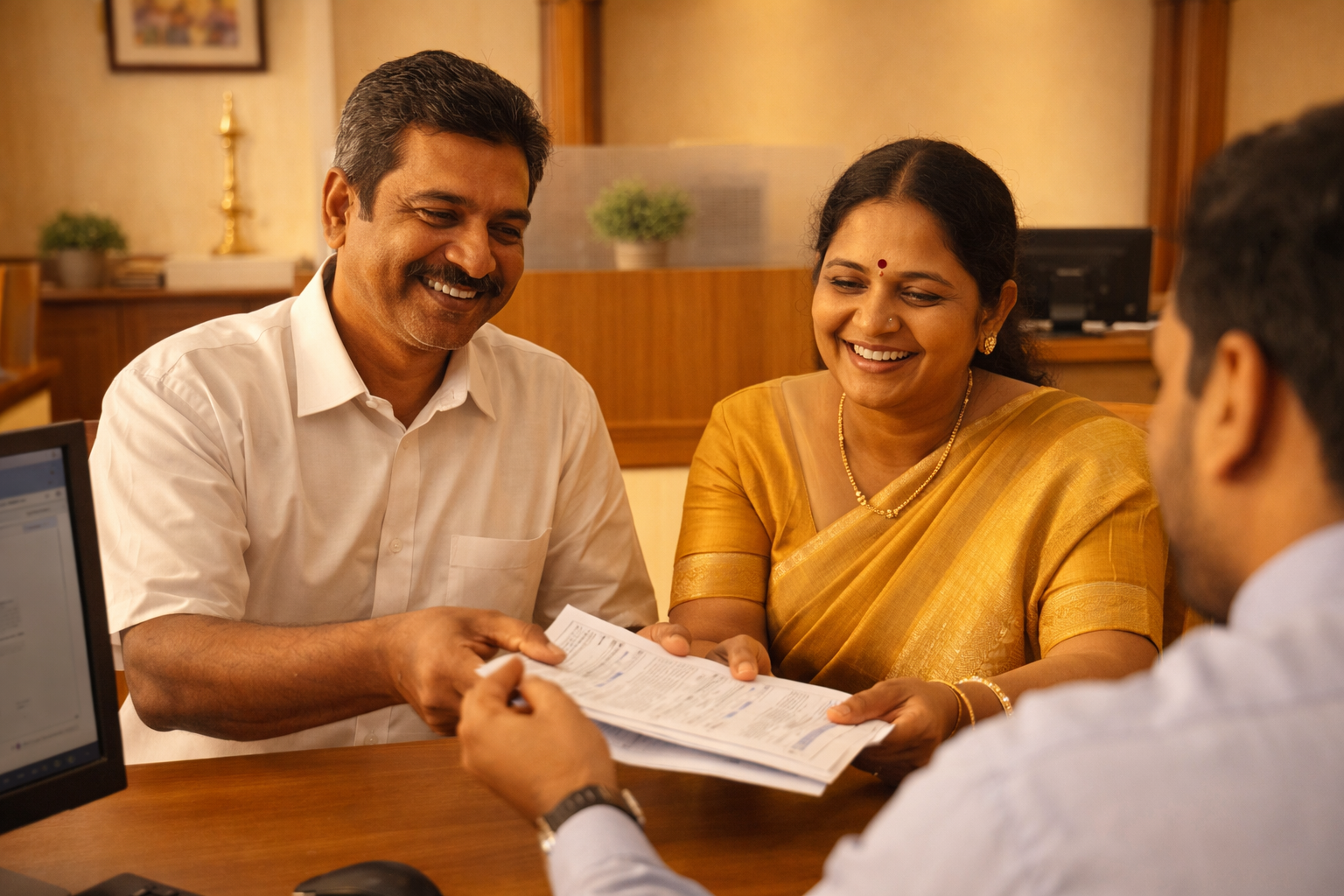 Dhanam Finance serving customers